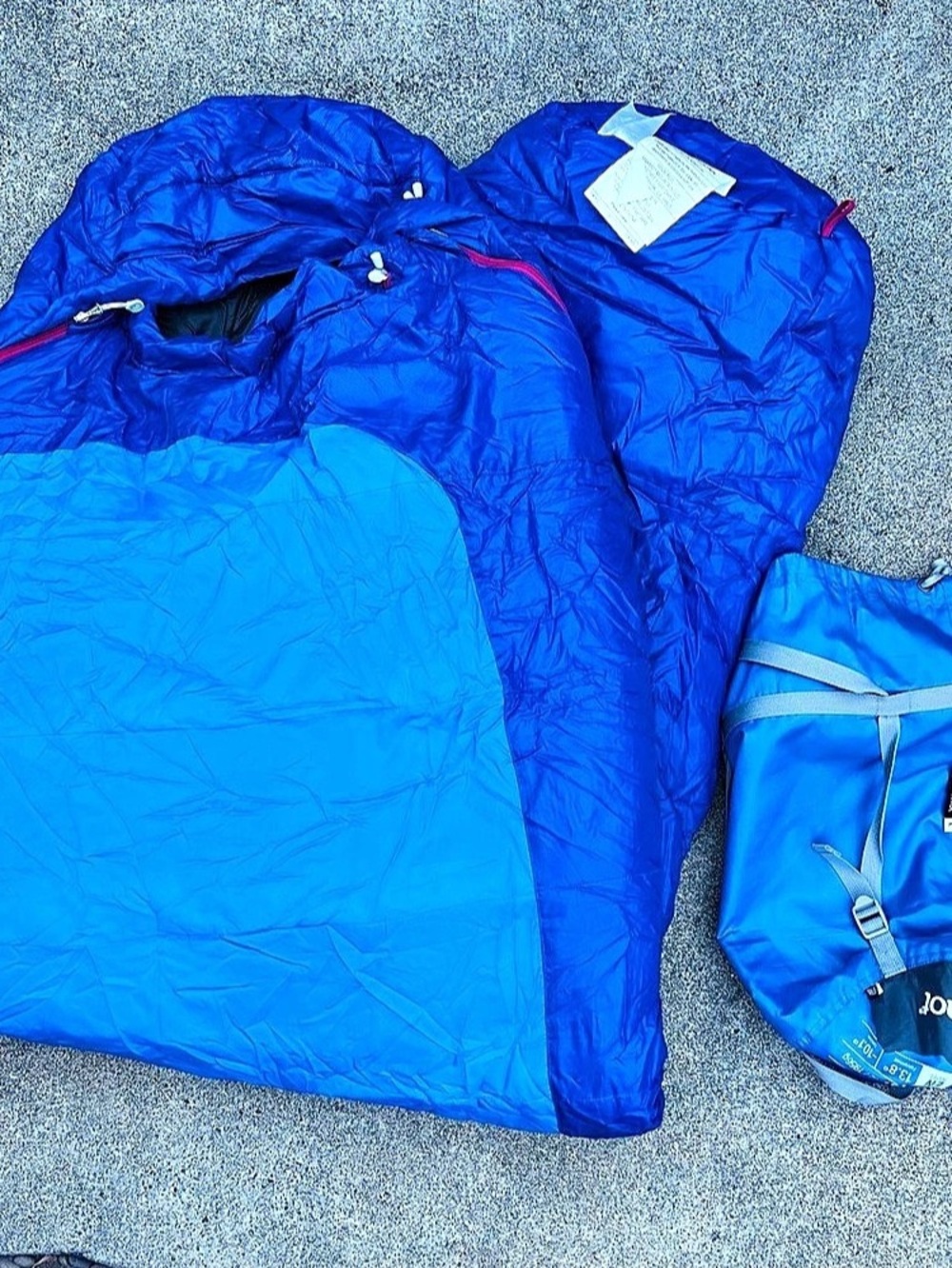 NEW Marmot Trestles Sleeping Bag - 15 Reg - Blue/Lapis Women's up to 5’6’’ NWOT